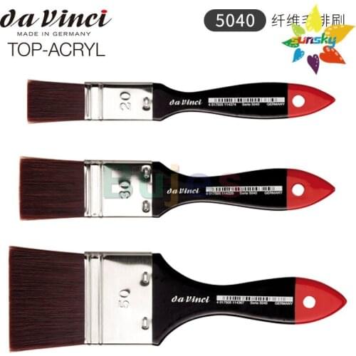 Original Germany da vinci TOP-ACRYL 5040 Synthetic fiber brush Row brush Oil painting Acrylic painting brush Tough and resilient
