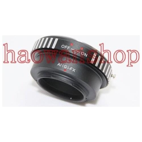 G AF-S AI AI(G) lens to Fujifilm fuji fx adapter ring for X-E2/X-E1/X-Pro1/X-M1/X-A2/X-A1/X-T1 xt2 xt10 xpro2 xm2 camera