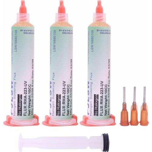 PJLSWRMA-223-UV 10cc BGA Flux PCB Flux Paste No-Clean Solder SMD Soldering Paste Flux Grease