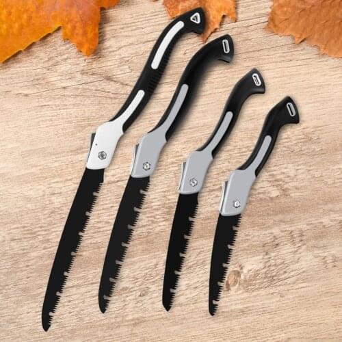 Folding Hand Saw Outdoor for Wood Branches Cutting Tree Trimming Camping Backpacking Hiking Ergonomic No-Slip Handle