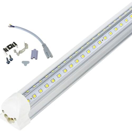 2000LM Super Bright V-Shape Led Fluorescent Lamp 2ft Tube T8 Lampada110V 220V T8 Tubo Led Light 57CM Tubes Bulb Indoor Lighting