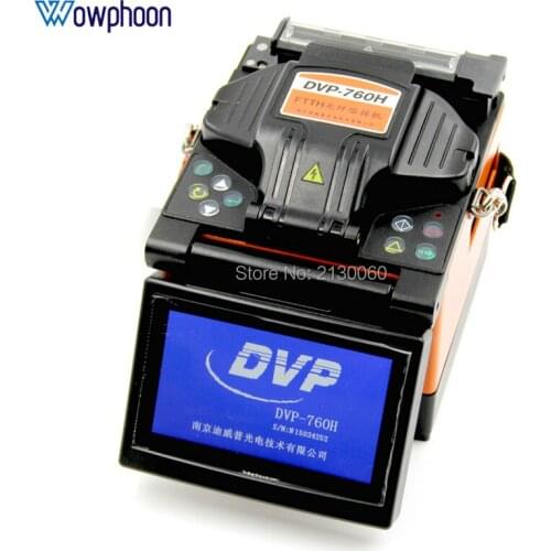 English Fiber Fusion splicing machine DVP-760A DVP-760H Fiber Optic Fusion Splicer DVP760H 760 FTTH Optical fiber fusion welding