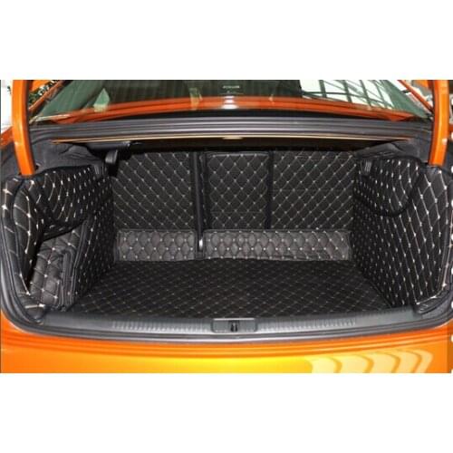 Good & New! Special trunk mats for Audi A3 Limousine 2016-2013 durable waterproof boot carpets liner for A3 2015,Free shipping