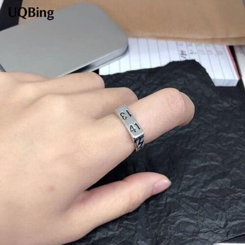 Big Twist Chain Love Forever Finger Rings For Women 925 Silver Gifts Jewelry