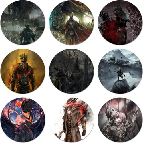 58mm bloodborne Icons Pins Badge Decoration Brooches Metal Badges For Backpack Decoration