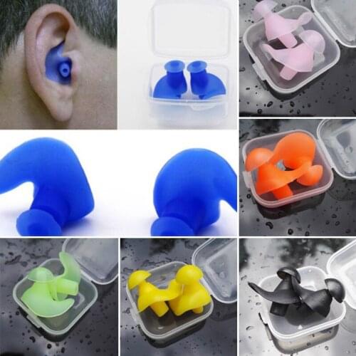 1 *Waterproof Ear Plugs Swimming Silicone Earplugs Diving Adult Ear Protector Water Sports Swimming Anti-noise Parts