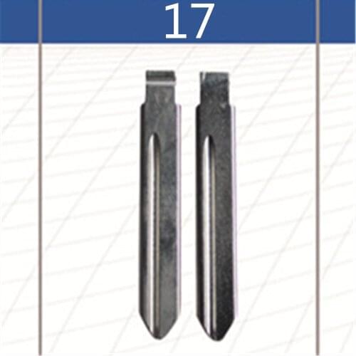 2 Pcs Uncut Replacement Car key blade for CITROEN PICASSO ELYSEE FUKANG TOYOTA SIENNA ZIYOUJIAN SMA AUTO Key No.17 Car Key Blade