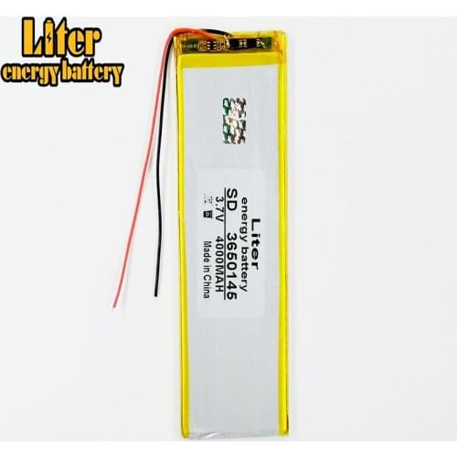 3650145 3550145 4000MAH Large capacity polymer lithium battery 3.7 V tablet computer with a built-in rechargeab
