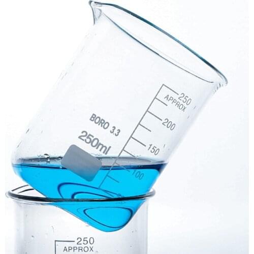 4pcs / High Quality 100ml 250ml 500ml 1000ml Low Beaker Chemistry Laboratory Borosilicate Glass Beaker, Thickened Free Shipping