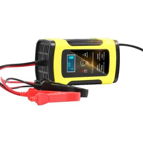 12V 6A LCD Display Power Supply Full Automatic Battery Charger for Car Motor зарядное устройство battery charger carregador