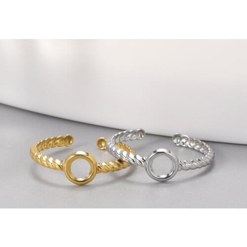 Bohemian Gold Silver Color Circle Rings for Women Engagement Adjust Geometric Rings Anillos Minimalism Jewelry Lover Party Gifts