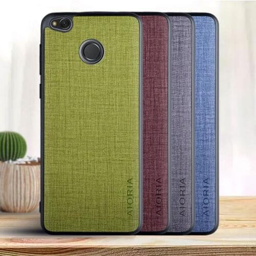 Case for Xiaomi Redmi 4X coque Cross pattern PU Leather skin soft hard cover for xiaomi redmi 4x case funda capa