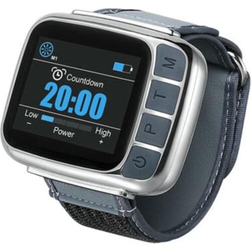 High Blood Pressure Physiotherapy Acupuncture Cold Laser Therapy Dr.Wrist Watch 808nm 650nm Pain Relief 3 in 1 with Goggles