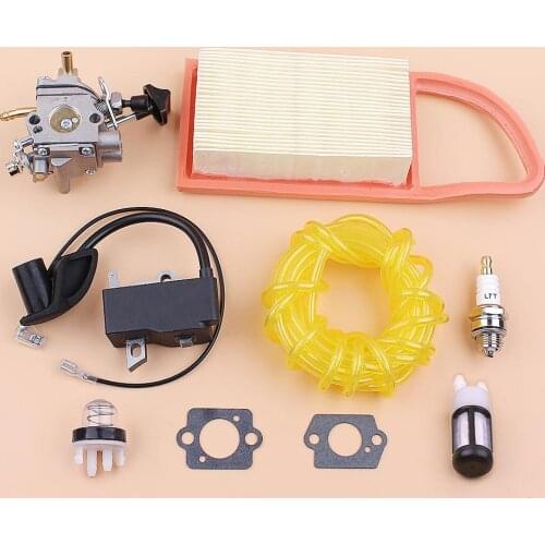 Carburetor Ignition Coil Air Filter Fuel Line Kit For STIHL BR500 BR550 BR600 Backpack Blower Zama C1Q-S183 OEM 4282 400 1305