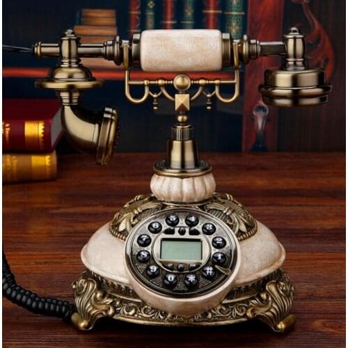 Classical antique telephone household vintage Fixed telephone Handsfree/Blue Backlit/Caller ID