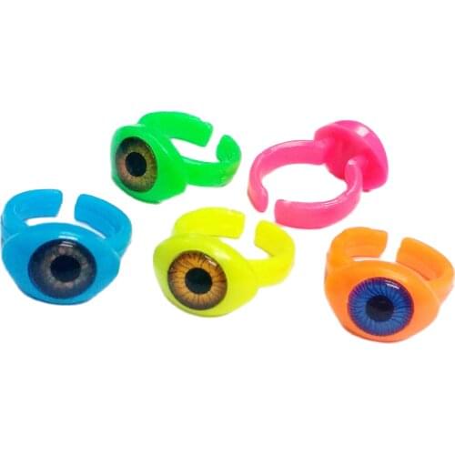 10 pcs eye ball RINGS 774 GIRLS birthday Joke Fun party favors gift game gift toys prize Pinata Bag Filler Loot Gag Halloween