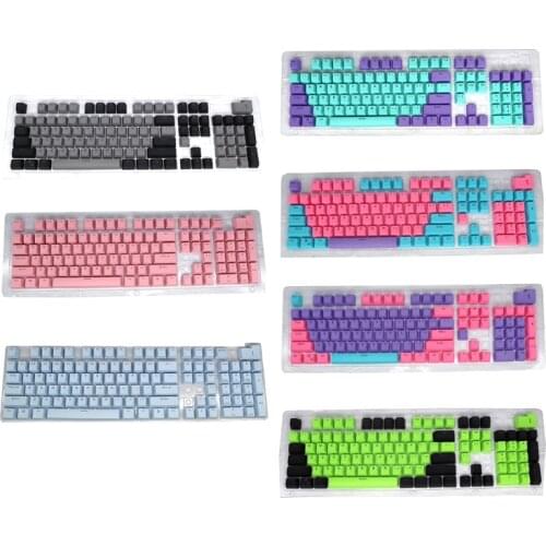 104Keys ABS Plastic Esports Gaming Keycap Mechanical Keycap Caps for Gaming Mechanical Keyboards Keycap Replacement