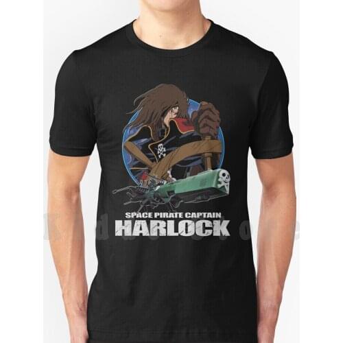 Space Pirate Captain Harlock ( Albator ) T Shirt Men Cotton Cotton S-6Xl Albator Captain Harlock Atlantis Arcadia