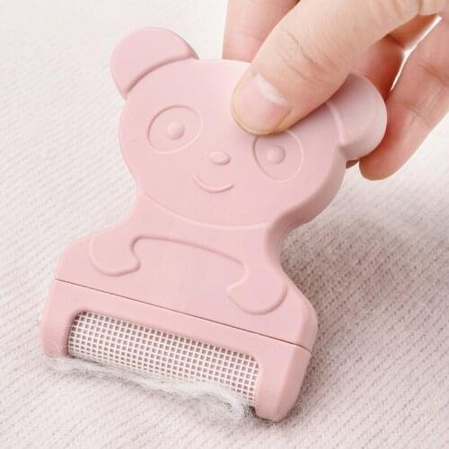 Mini Cute Bear Lint Remover Hair Ball Trimmer Fuzz Pellet Cut Machine Portable Epilator Sweater Clothes Shaver Cleaning Tools