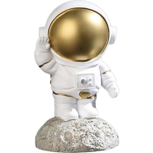 Astronaut Design Miniature Figurine Home Desktop Decor Ornament Display Model