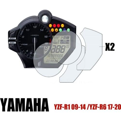 Motorcycle Speedometer Film Scratch Cluster Screen Protection Film Decal For Yamaha YZF-R1 2009-2014 YZF-R6 2017-2020 YZF R1 R6
