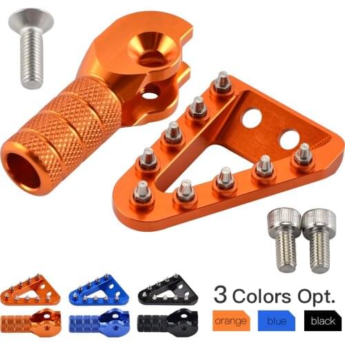 Brake Pedal Plate and Shift Lever Tip For KTM EXC SX SXF XC XCF XCW EXCF TPI SD 6D125 200 250 300 350 400 450 500 2017-2021