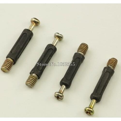 Cheap 100PCS 3 in 1 Furniture Connecting Rod Eccentric Wheel Connect Bolts Fittings Furniture Hardware