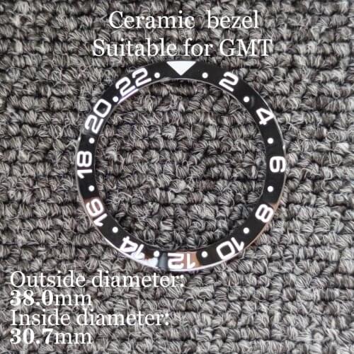 38mm 2021 New Style Advanced Engraved Ceramic Bezel Suitable For 40mm Case Accessories