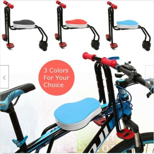 Bicycle Children Seat Front For Mountain Bike Bicycle Electric Car Baby Safety Stable Quick Release Folding Seat Chair Carrier