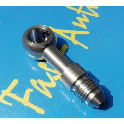 Stainless Steel Banjo Adaptor AN3 -3an male 3/8-24unf thread to 10.2mm banjo adaptor brake ptfe hose end Fitting