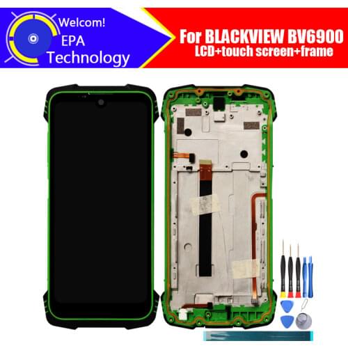 5.84 Blackview BV6900 LCD Display+Touch Screen Digitizer + Frame Assembly 100% Original LCD+Touch Digitizer for BLACKVIEW BV6900