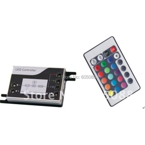 2016 Fashion Design ! mini rgb led IR controller with wireless remote control, DC12/24v compatible, CE&ROHS,2 years warranty