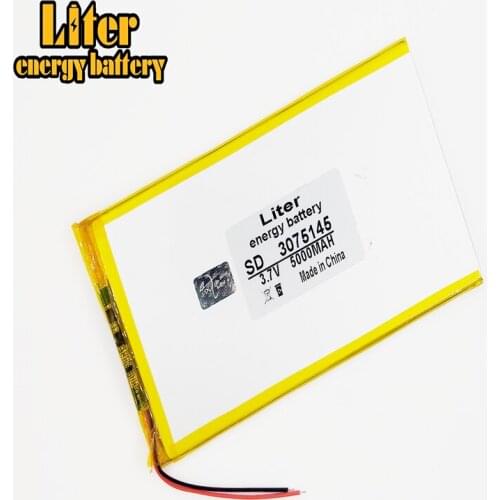 3.7V,5000mAH,[3075145] Polymer lithium ion / Li-ion battery for TOY,POWER BANK,GPS,mp3,mp4,cell phone,speaker
