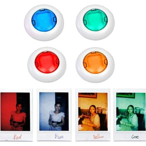 4pcs /5/6 pcs Colorful Camcorder Close-up Colored Lens Filter for Polaroid Fujifilm Instax Mini 9 8 8 7S KT Instant Film Cameras
