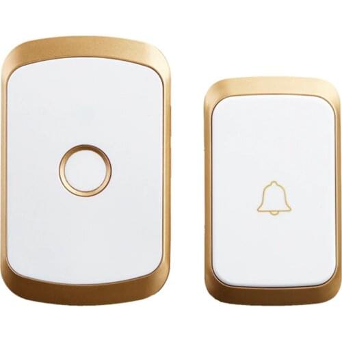 CACAZI Wireless Doorbell Waterproof Battery 300M Remote US EU UK Plug Smart House Cordless Calling Bell Ring Gate Ringtone 220V