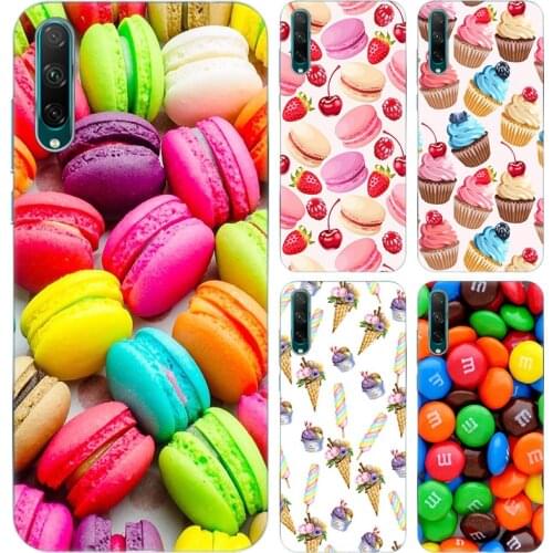 Hot Dessert Ice Cream Cake Soft Case for Huawei NOVA 3 3i 5T 7 SE 8 Pro Honor 9A 9C 9S 30i 30S 30 Pro Plus 10X Lite Ru Cover