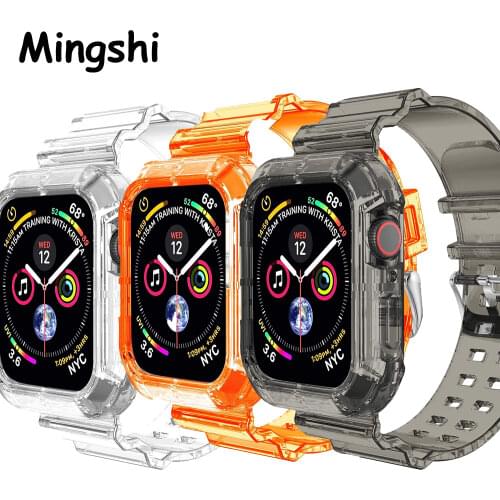 Colorful Watchband for Apple Watch 44mm 40mm Sport Strap for iWatch 6/5/4/3/2/1 42mm 38mm for Apple Watch Band