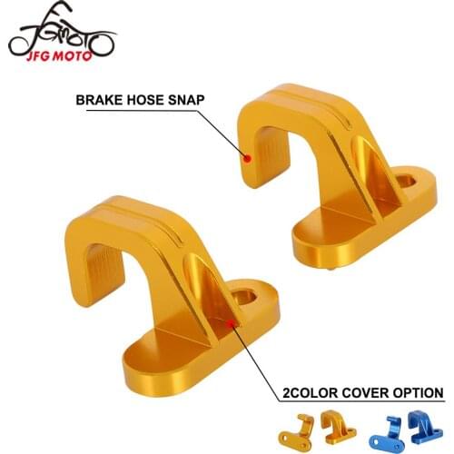 Motorcycle Brake Line Hose Holder Stable Clamp For SUZUKI DR650SE RM125 RM250 DRZ 400 400S 400E DRZ250 RM250Z DL650 DRZ400SM