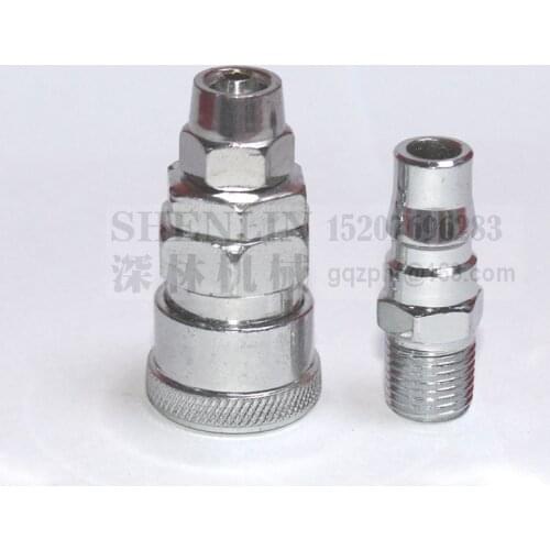 Air pipe fittings quick connector M13 thread Stainless air component for pneumatic tool