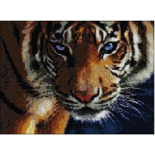Hot Sale Diy Diamond painting Blue Eye Tiger 5D diamond full resinstone square diamond painting sets house decorative