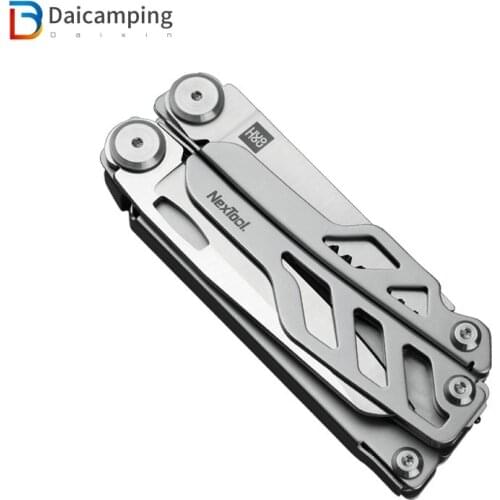 15 In 1 30CR13 HRC50 Multifunctional Tools Plier Camping Multi Tool Folding Knife Scissors EDC Tools Stainless Steel Plier