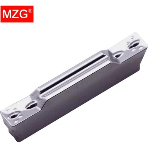 MZG 10PCS MGMN 150 ZPW10 Machining Aluminum Copper Non-ferrous Shallow Turning Grooving Toolholder Indexable Carbide Inserts