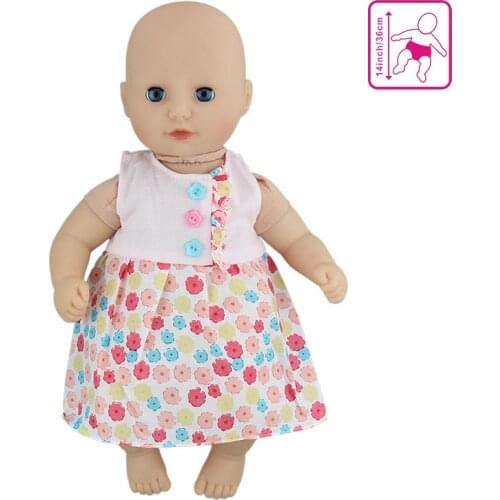 New Dress Doll clothes Wear for 36cm Doll, 14 Inch Baby Doll Clothes, Children Best Birthday Gift