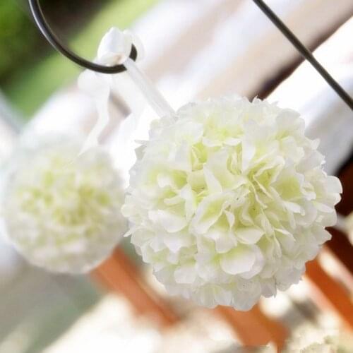 20 cm 8" Artificial Silk Hydrangea Flower Balls Wedding Party Pomander Centerpieces Home Decoration Ornament New Arrival