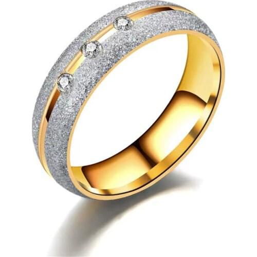 Optinal Order 2Pcs/ Set Or 1Pcs Lover Couple Rings Promise Wedding Bands for Him And Her