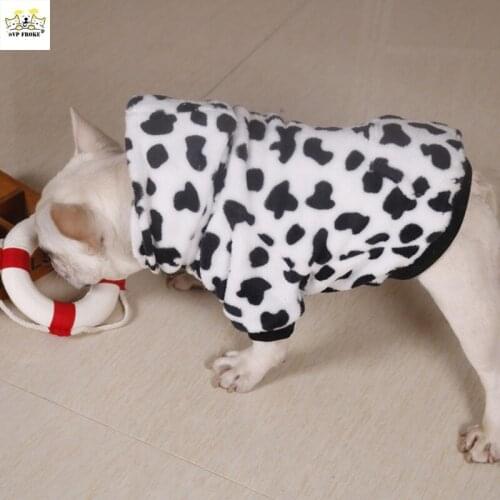 Autumn And Winter Fashion New Leopard Print Pet Dog Clothing Warm Schnauzer Sweater Dog Two-Legged Clothing