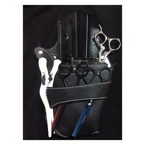 BARBER WAIST bag SCISSORS, COMB, USTRA FOR PROFESSIONAL