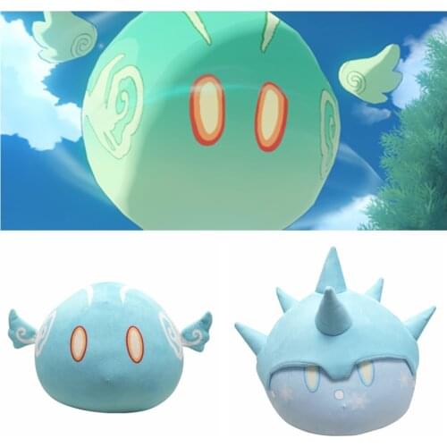 Plush Toys Game Genshin Impact Cosplay Props Project Element Monsters Slime Kids Anime Pillow Xmas Party Holiday Gifts 2021 New