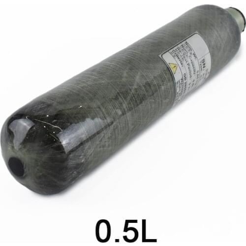 4500spi 300 bar 30Mpa 0.5L /2L/3L Pcp Air Paintball Tank Mini Diving Carbon Fiber Cylinder Pcp Air Rifle Airforce Condor