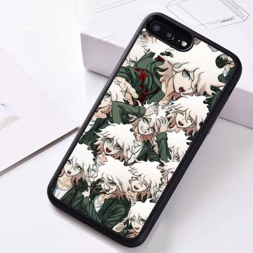 Danganronpa Nagito Komaeda Anime Phone Case Rubber For iphone 12 11 Pro Max Mini XS Max 8 7 6 6S Plus X 5S SE 2020 XR cover